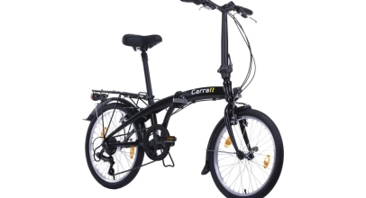 Carratt Alu Fahrrad Faltrad Klappfahrrad 20 Zoll 7-Gang Erwachsene schwarz- Neu für 149,99€ inkl. Versand!