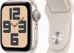 Apple Watch SE 2.Gen 2022 GPS 40mm Smartwatch Alu Sternenlicht Sportband – Refurbished für 161,91€ inkl. Versand!