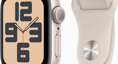 Apple Watch SE 2.Gen 2022 GPS 40mm Smartwatch Alu Sternenlicht Sportband – Refurbished für 161,91€ inkl. Versand!