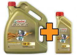Castrol Motoröl Edge mit Fluid TITANIUM 5W-30 Long Life Aktion 5 + 1 Liter für 42,99€ inkl. Versand!