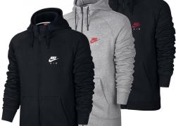 Nike Air Heritage Fleece Full Zip Hoodie Sweatshirt für 34,95€ inkl. Versand