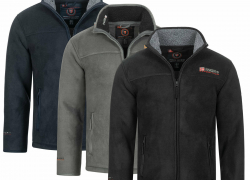 Geographical Norway Herren Fleecejacke FVSA warm Polar Teddyfell für 49,90€ inkl. Versand!