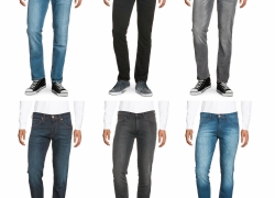 WRANGLER Herren Jeans 5-Pocket Hose Denim Regular Fit Skinny Fit Tapered Leg für 29,99€ inkl. Versand