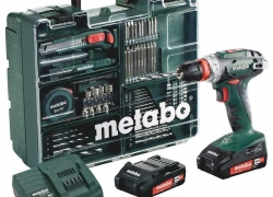 Metabo Akku-Bohrschrauber BS 18 Quick Set 18V Mobile Werkstatt + 2 Akkus + Ladegerät für 127,80€ inkl. Versand!