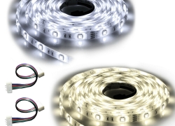 NINETEC 5m Stripe (30 LED pro Meter) Warmweiß oder Kaltweiß für je 7,77€ inkl. Versand!