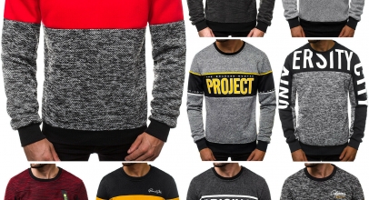 Ozonee Herren Sweatshirt Langarmshirt  Pulli Print für 11,95€ inkl. Versand!