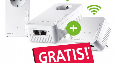 devolo Magic 1200+ WiFi Starter Kit Powerline Adapter Mesh WLAN 1200 Mbit für 67,49€ inkl. Versand!