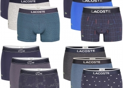 LACOSTE 3er Sets Trunks/Retroshorts Boxershorts verschiedene Designs & Größen für 32,95€ inkl. Versand!