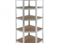 Eckregal verzinkt (180x70x40cm) für 33,95€