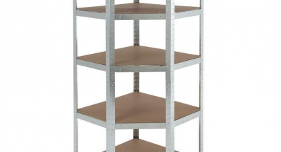 Eckregal verzinkt (180x70x40cm) für 33,95€