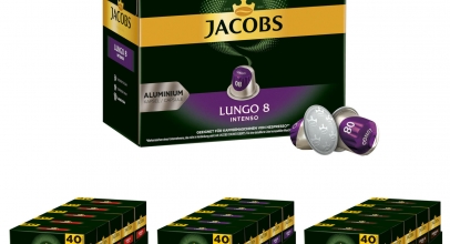 JACOBS Kaffeekapseln XXL-Pack 200 Nespresso® kompatible Kapseln Lungo Espresso für 32,95€ inkl. Versand!