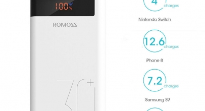 ROMOSS 30000mAh Powerbank QC3.0 Type-C PD 3*USB Externer Akku für 22,49€ inkl. Versand!