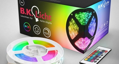 3m LED Strips RGB Licht-Streifen (SMD 5050) Farbwechsel selbstklebend für 11,89€