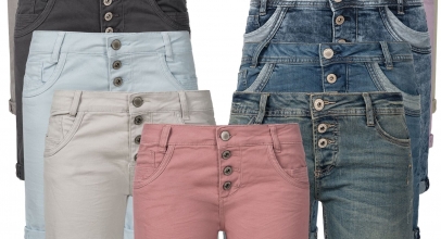 Sublevel Damen Denim Bermuda Chino Stretch Shorts für 22,90€ inkl. Versand!