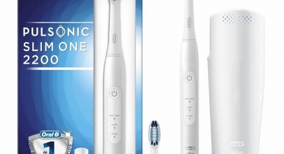 BRAUN Oral-B Pulsonic Slim One 2200 White Schallzahnbürste mit Reiseetui für 39,90€ inkl. Versand!