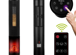 Turm Heizlüfter Keramikheizer PTC Heizgerät Heizstrahler Elektro Kamin 2000W für 53,99€ inkl. Versand!