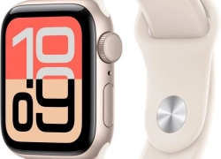 APPLE Watch SE 3 GPS 40 mm Aluminium Sportband Polarstern MEH34ZR/A B-WARE für 189,99€ inkl. Versand!