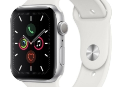Apple Watch Series 5 (44mm) 32GB GPS Sportarmband silber/weiß für 367,91€ inkl. Versand!