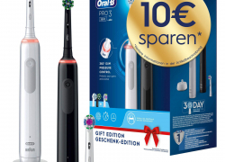 Oral-B Pro 3 3900 Elektrische Zahnbürste Zahnreinigung Andruckkontrolle 3 Modi für 61,50€ inkl. Versand!