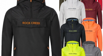 Rock Creek Herren Windbreaker Übergangsjacke mit Kapuze für 39,90€ inkl. Versand!