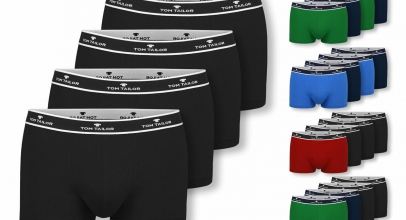 4er Pack Tom Tailor Boxershorts Stretch Cotton für 26,99€ inkl. Versand
