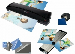 Olympia 4-in-1 Laminiergerät A 230 mit Schneidelineal und Eckenrunder 40 Folien für 25,99€ inkl. Versand!