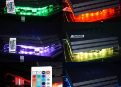 Multicolor Playstation4 PRO Gamer RGB LED USB Design Kühler Lüfter Ständer für 41,98€ inkl. Versand!