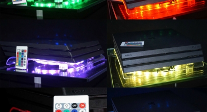 Multicolor Playstation4 PRO Gamer RGB LED USB Design Kühler Lüfter Ständer für 41,98€ inkl. Versand!
