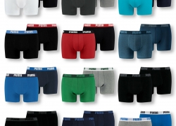 6er Pack PUMA Herren Boxershorts Basic Boxer Pants für 31,99€ inkl. Versand!