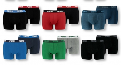 6er Pack PUMA Herren Boxershorts Basic Boxer Pants für 31,99€ inkl. Versand!