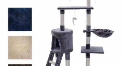 Katzenkratzbaum 138 cm XXL Kletterbaum Spielbaum Katzen für 29,95€ inkl. Versand!