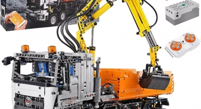 MOULD KING 19007 Technik Kranwagen Auto Pneumatic Crane Truck Klemmbausteine für 103,99€ inkl. Versand!