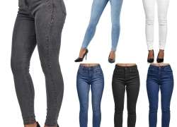 Tazzio Jeans Damen High Waist Skinny Fit Jeanshose Stretch Denim Hose für 16,90€ inkl. Versand!