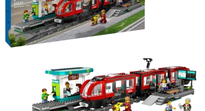 LEGO City 60423 Straßenbahn mit Haltestelle Bausatz, Mehrfarbig für 50,39€ inkl. Versand!