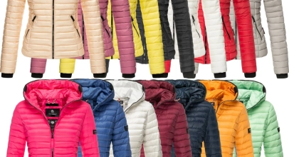 Damen Navahoo Übergangsjacke Steppjacke leichte Jacke mit Kapuze für 31,92€ inkl. Versand!