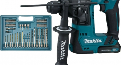 Makita Akku-Bohrhammer 12Volt 2x Li-Ionen Akku 2,0Ah + Transportkoffer + Bohrer-/Bit-Sortiment für 128,90€ inkl. Versand!
