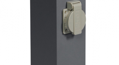 Gartensteckdose Energie Station Außensteckdose anthrazit für 19,99€ inkl. Versand!