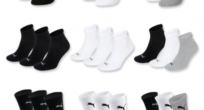 18 Paar PUMA Sneaker Quarter Tennissocken Sportsocken für 32,95€ inkl. Versand!