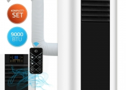 Mobile Klimaanlage EEK A 4in1-Gerät Klimagerät Klima 9000BTU R290 2,6kW für 299,-€ inkl. Versand!