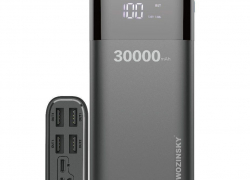 Powerbank 4X USB 30000 mAh mit LCD-Display 4A externer Akku Ladegerät Wozinsky für 29,99€ inkl. Versand!
