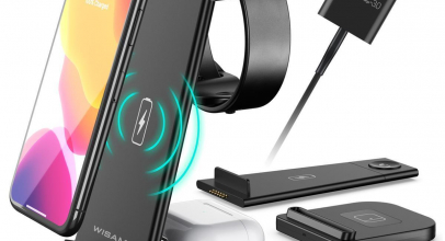 Wisam® 3 in 1 Multifunktion 15W QI Ladestation Air Pod Pro Apple Watch iPhone 15 und mehr für 17,99€ inkl. Versand!