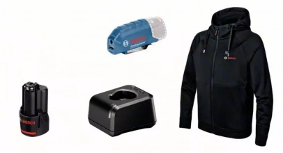 Bosch Professional 06188000GC920 Beheizbarer Hoodie GHH 12+18V inkl. Akku für 103,35€ inkl. Versand!