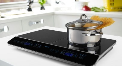 MEDION MD 15324 Doppel Induktionskochplatte 3500 Watt je 20cm Durchmesser LED für 69,99€ inkl. Versand!