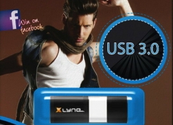 Xlyne USB Stick 64GB Speicherstick WAVE schwarz USB 3.0 für 7,77€ inkl. Versand!