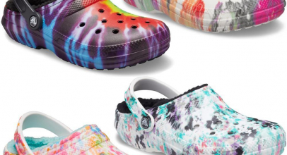 Crocs Damen & Herren Classic Lined Tie Dye Clog Gefütterte Sandalen für 24,99€ inkl. Versand!