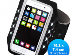 HAMA XXL Sport-Smartphone-Armtasche + Blink-LED Große Handyhülle Fitnessarmband für 8,99€ inkl. Versand!