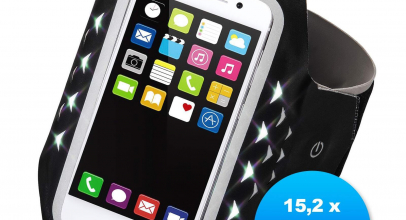 HAMA XXL Sport-Smartphone-Armtasche + Blink-LED Große Handyhülle Fitnessarmband für 8,99€ inkl. Versand!