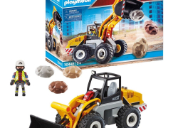 Playmobil City Action Radlader Baustelle Schauffel-Bagger Fahrzeug für 24,99€ inkl. Versand!