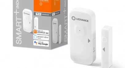 Smart+ Contact Sensor Weiß Tür- Fensterkontakt Akku USB App Google Alexa WiFi für 6,99€ inkl. Versand!