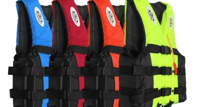 S-XXXL Schwimmweste Erwachsene Kinder Rettungsweste Kajak Life Jacket mit Pfeife ab 16,65€ inkl. Versand!
